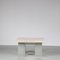 Coffee Table with Travertine Top, France, 1970s 10