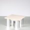 Coffee Table with Travertine Top, France, 1970s 9