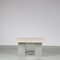 Coffee Table with Travertine Top, France, 1970s 5