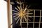 Lámpara de araña Sputnik grande estilo Venini de latón y cristal de Murano ámbar, década de 2000, Imagen 10