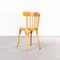 French Honey Colour Dining Chairs, 1950s, Set of 5, Image 6
