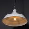 Domed Simplex Enamelled Pendant Lamp, 1960s 6