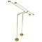 Minimal Counter Balance Floor Lamps in Brass, 1970s, Set of 2, Image 1