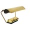 Rectangular Brass Desk Lamp Mod Ds115 by Philips As, Norway, 1950s 1