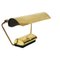 Rectangular Brass Desk Lamp Mod Ds115 by Philips As, Norway, 1950s, Image 1