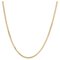 Modern Filed Curb Mesh Chain in 18 Karat Yellow Gold, Image 1