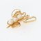 Ciondolo con perla e farfalla in oro giallo a 18 carati, Francia, anni '60, Immagine 5
