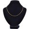 Modern Filed Cinvict Mesh Kette aus 18 Karat Gelbgold 4