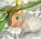 French Emerald Brooch in 18 Karat Rose Gold, Image 9