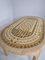 Rattan Reed Dining Table with Ceramic Inlay, 1980s, Image 7