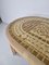 Rattan Reed Dining Table with Ceramic Inlay, 1980s, Image 3