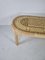 Rattan Reed Dining Table with Ceramic Inlay, 1980s 11