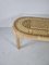 Rattan Reed Dining Table with Ceramic Inlay, 1980s, Image 11