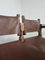 Spanish Brutalist Safari Bench in Brown Leather, Image 7