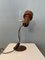 Lampe de Bureau Ajustable Space Age Vintage Marron, 1970s 6