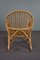 Dutch Belse 8 Armchair in Rattan with Round Back, 1950 3