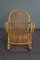 Dutch Belse 8 Armchair in Rattan with Round Back, 1950 4