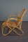 Dutch Belse 8 Armchair in Rattan with Round Back, 1950 6