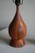 Scandinavian Modern Sculptural Wooden Table Lamp, 1970s 7