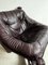 Luna Brown Leather Chair by Odd Knutsen, 1970s, Image 14