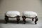 Victorian Walnut Footstools, Set of 2 1