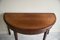 Antique Demi Lune Occasional Table in Mahogany 8