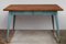 T55 Desk or Dining Table with Wooden Top by Xavier Pauchard for Tolix, 1950s, Image 1