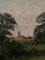 Artista escolar francés, paisaje de campo, de principios del siglo XX, óleo sobre lienzo, Imagen 4