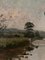 Artista escolar francés, paisaje de campo, de principios del siglo XX, óleo sobre lienzo, Imagen 3