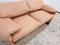 Maralunga Two-Seater Sofa in Brown Fabric by Magistretti for Cassina 3