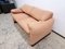Maralunga Two-Seater Sofa in Brown Fabric by Magistretti for Cassina 6