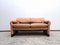 Maralunga Two-Seater Sofa in Brown Fabric by Magistretti for Cassina 9