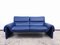 Ds 2000/2011 Sofa aus blauem Leder von de Sede 1
