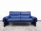 DS 2000/2011 Sofa in Blue Leather from de Sede 1