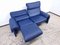 Ds 2000/2011 Sofa aus blauem Leder von de Sede 3