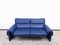 DS 2000/2011 Sofa in Blue Leather from de Sede, Image 9