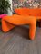 Djinn Living Room Set by Olivier Mourgue for Airborne, 1960s, Set of 3 3