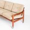 Mid-Century Scandinavian Teak Sofa with Wool Cushions, 1960s 9