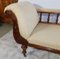 Long Victorian Mahogany Chaise Lounge, England, 19th Century 6