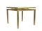 Italian White Marble & Brass Coffee Table, 1970s 9