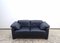 Dark Blue Leather DS 17 Two-Seater Sofa from de Sede 1