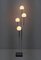 Mid-Century Modern Floor Lamp in Chromed Metal and Opaline Glass attributed to Goffredo Reggiani for Reggiani, 1970s 2