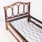 Vintage Rattan Single Bed, France, 1960s, Image 11