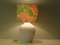 Mid-Century White Glazed and Twisted Ceramic Table Lamp 2