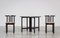 Gateleg Tablewith Chairs from Lubke 1980, Set of 3 7