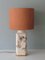 Mid-Century Cream-Coloured Glazed Ceramic Table Lamp by Louis Drimmer, 1960s 13