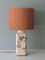 Mid-Century Cream-Coloured Glazed Ceramic Table Lamp by Louis Drimmer, 1960s, Image 13