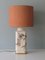 Mid-Century Cream-Coloured Glazed Ceramic Table Lamp by Louis Drimmer, 1960s 1