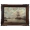 Naval Scene, 19th Century, Oil on Canvas, Framed 1