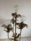 Geblümte Palmen Stehlampe im Hans Kögl Stil, 1960er 4